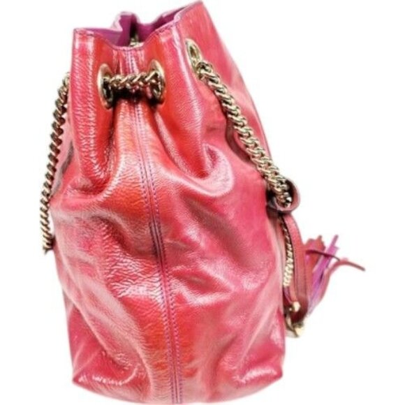 860545BR (S6) Gucci Tote Bag Pink Leather - Picture 2 of 9